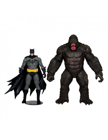 DC Justice League Monsterverse DC Multiverse Action Figures 2-Pack Batman & Kong 29 cm
