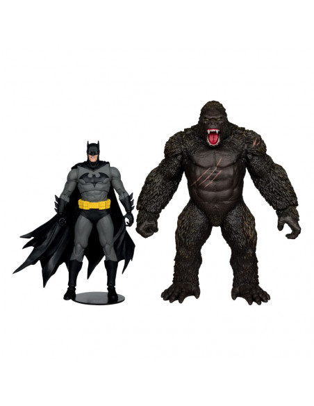 DC Justice League Monsterverse DC Multiverse Action Figures 2-Pack Batman & Kong 29 cm