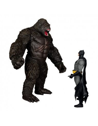 DC Justice League Monsterverse DC Multiverse Action Figures 2-Pack Batman & Kong 29 cm