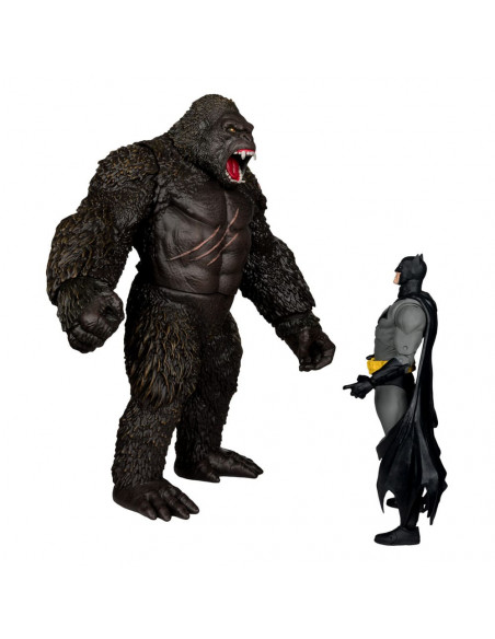 DC Justice League Monsterverse DC Multiverse Action Figures 2-Pack Batman & Kong 29 cm