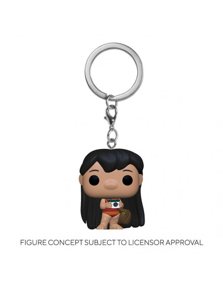 Lilo & Stitch Pocket POP! Vinyl Keychains 4 cm Lilo w/ Camera Display (12)
