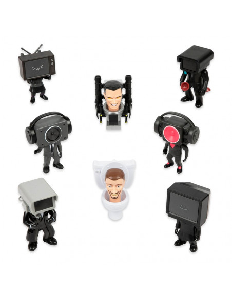 Skibidi Toilet Minifigures 6 cm Series 1 Display (24)