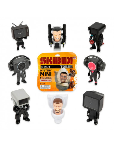 Skibidi Toilet Minifigures 6 cm Series 1 Display (24)
