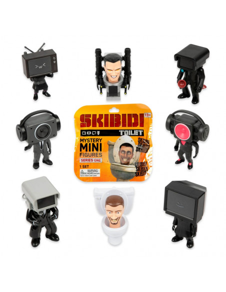 Skibidi Toilet Minifigures 6 cm Series 1 Display (24)
