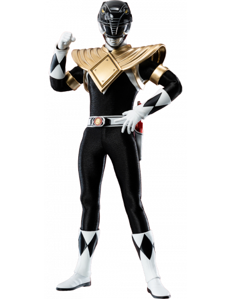 Mighty Morphin Power Rangers 1/6 Dragon Shield Black Ranger THREEZERO sideshow