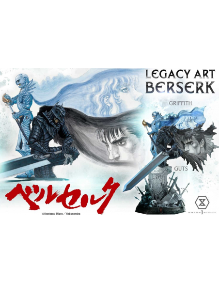 BERSERK LEGACY ART - KENTARO MIURA - GUTS Statue Prime 1 Studio Sideshow LABR-01