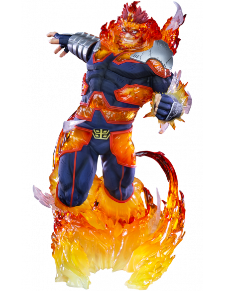 My Hero Academia ENDEAVOR Tsume Ikigai Statue in Brown Box Available Now