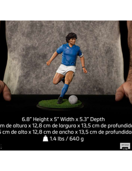 Diego Armando MARADONA Pibe De Oro Napoli Ver 1/10 Art Scale Statue Iron Studios