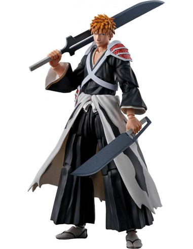 BLEACH Ichigo Kurosaki Dual Zangetsu Action Figure S.H. Figuarts Bandai Tamashii