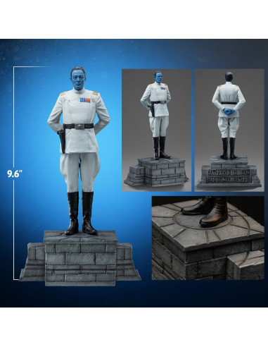 STAR WARS The Mandalorian Ahsoka GRAND ADMIRAL THRAWN 1:10 Iron Studios Sideshow