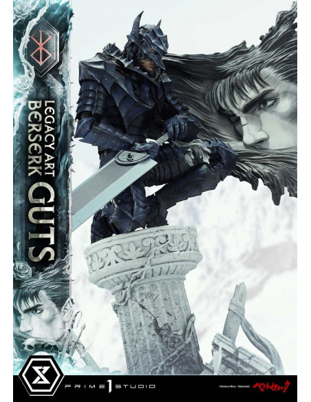 BERSERK LEGACY ART - KENTARO MIURA - GUTS Statue Prime 1 Studio Sideshow LABR-01