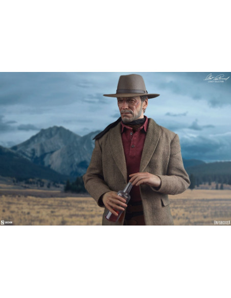 Clint Eastwood UNFORGIVEN William Munny  1/6 Action Figure Sideshow in brown box