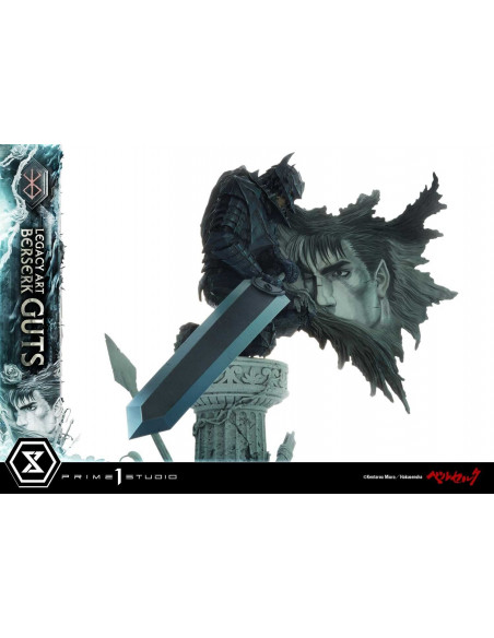 BERSERK LEGACY ART - KENTARO MIURA - GUTS Statue Prime 1 Studio Sideshow LABR-01