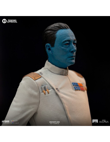 STAR WARS The Mandalorian Ahsoka GRAND ADMIRAL THRAWN 1:10 Iron Studios Sideshow