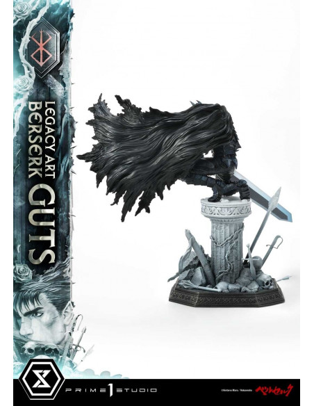 BERSERK LEGACY ART - KENTARO MIURA - GUTS Statue Prime 1 Studio Sideshow LABR-01