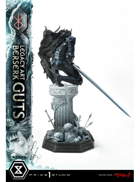 BERSERK LEGACY ART - KENTARO MIURA - GUTS Statue Prime 1 Studio Sideshow LABR-01
