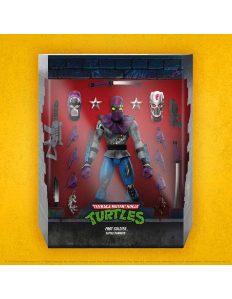 TMNT ULTIMATES! W11 FOOT SOLD BAT DAM AF