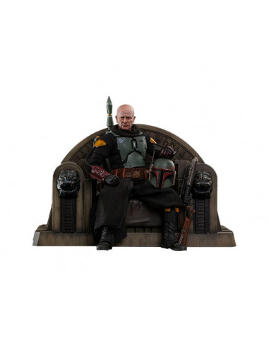 Star Wars: The Mandalorian Action Figure 1/6 Boba Fett Repaint Armor and Throne Special Edition 30 cm