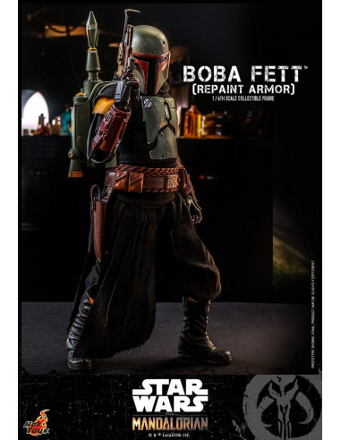 Star Wars: The Mandalorian Action Figure 1/6 Boba Fett Repaint Armor Special Edition 30 cm