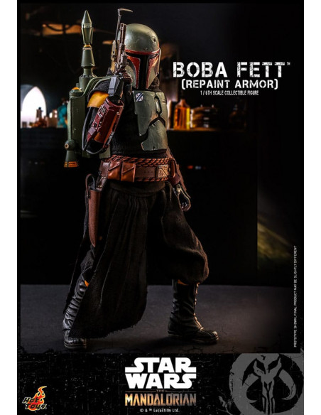 Star Wars: The Mandalorian Action Figure 1/6 Boba Fett Repaint Armor Special Edition 30 cm