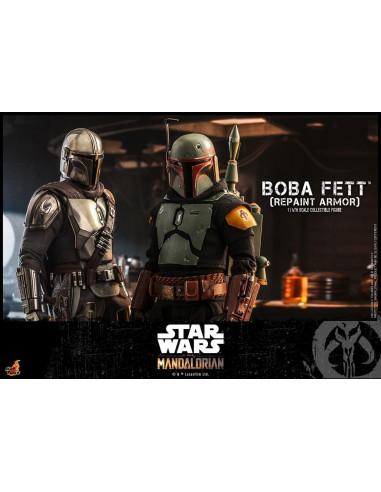 Star Wars: The Mandalorian Action Figure 1/6 Boba Fett Repaint Armor Special Edition 30 cm