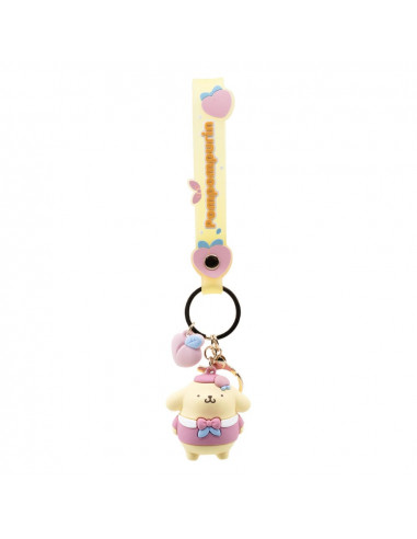 Sanrio Peach Series Keychain with Hand Strap Hello Kitty and Friends Display (12)