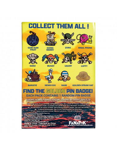 One Piece World Pin Badge Display Mystery Pin Badge (12)