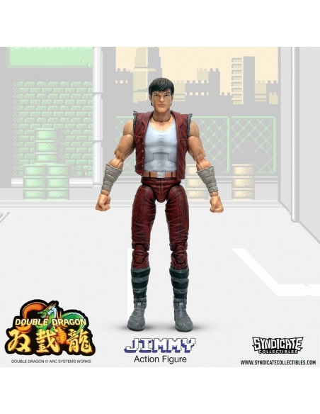 Double Dragon Deluxe Action Figure 1/12 Jimmy 18 cm