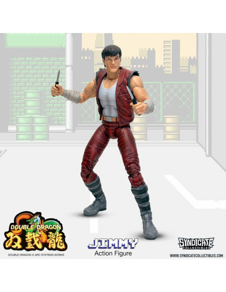 Double Dragon Deluxe Action Figure 1/12 Jimmy 18 cm
