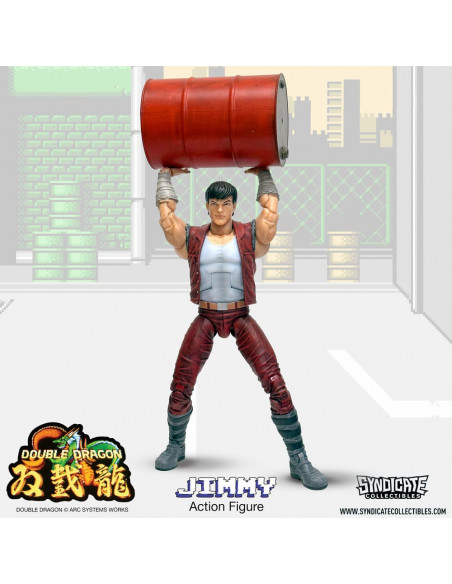 Double Dragon Deluxe Action Figure 1/12 Jimmy 18 cm