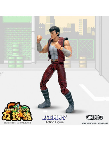 Double Dragon Deluxe Action Figure 1/12 Jimmy 18 cm