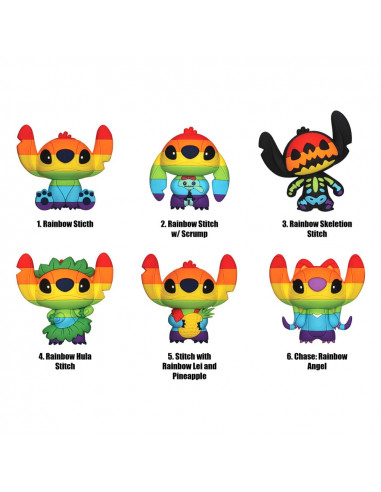 Lilo & Stitch 3D Magnets Series 4 Display (12)