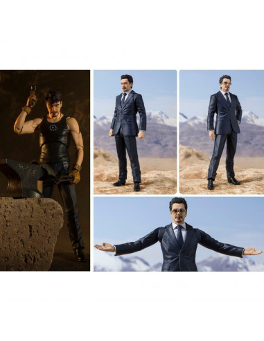 MARVEL Tony Stark Iron Man Robert Downey Jr. S.H. Figuarts Bandai Tamashii