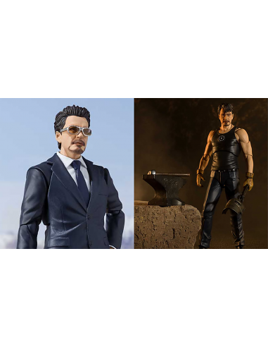 MARVEL Tony Stark Iron Man Robert Downey Jr. S.H. Figuarts Bandai Tamashii