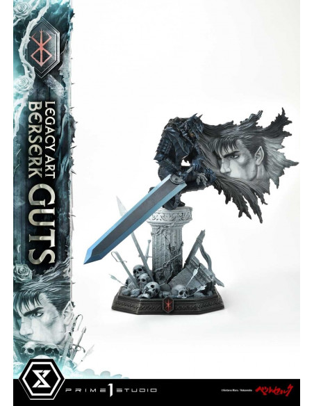 BERSERK LEGACY ART - KENTARO MIURA - GUTS Statue Prime 1 Studio Sideshow LABR-01
