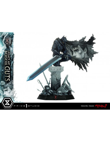 BERSERK LEGACY ART - KENTARO MIURA - GUTS Statue Prime 1 Studio Sideshow LABR-01