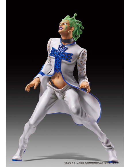 JoJo's Bizarre Adventure Part 5 Golden Wind Statue Legend PVC Statue Cioccolata 17 cm