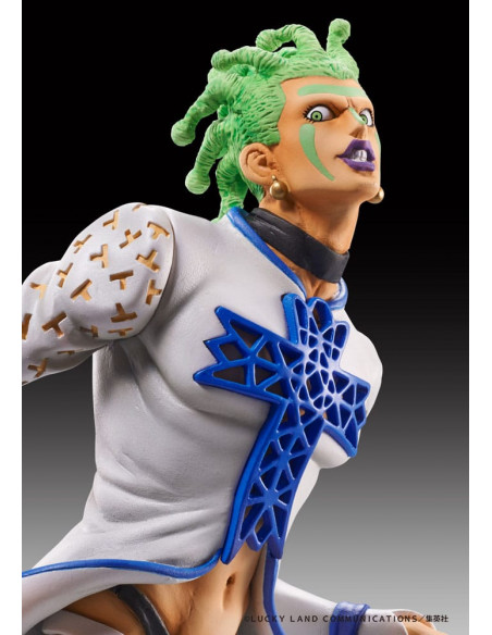 JoJo's Bizarre Adventure Part 5 Golden Wind Statue Legend PVC Statue Cioccolata 17 cm