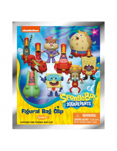 SpongeBob Squarepants 3D PVC Bag Clips Series 6 Display (24)