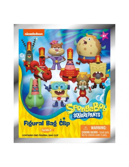 SpongeBob Squarepants 3D PVC Bag Clips Series 6 Display (24)
