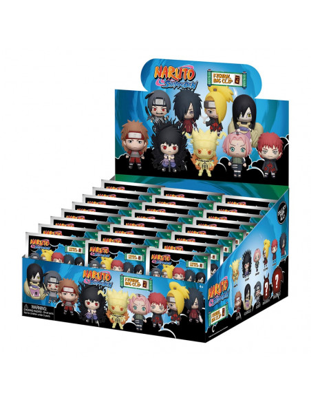 Naruto 3D PVC Bag Clips Series 6 Display (24)