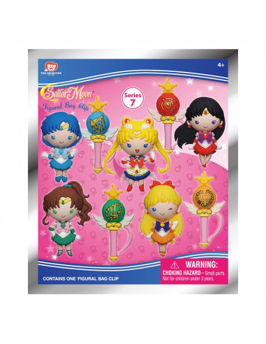Sailor Moon 3D PVC Bag Clips Series 7 Display (24)