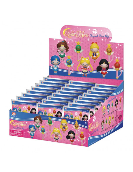 Sailor Moon 3D PVC Bag Clips Series 7 Display (24)