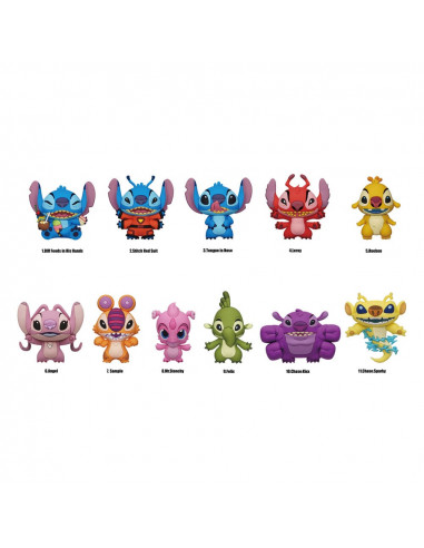 Lilo & Stitch PVC Bag Clips Serie 5 Display (24)