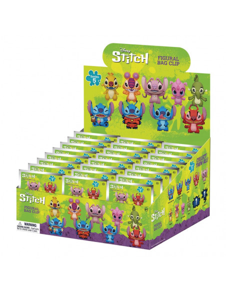 Lilo & Stitch PVC Bag Clips Serie 5 Display (24)