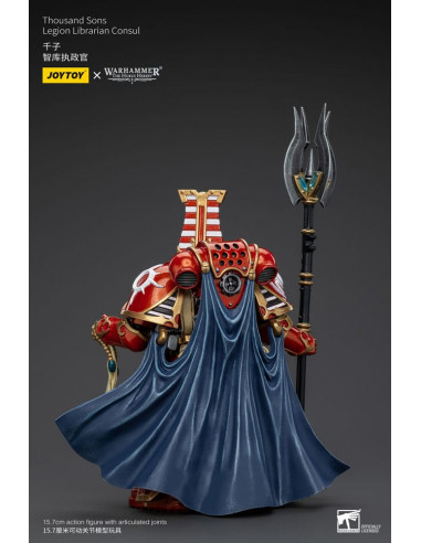 Warhammer The Horus Heresy Action Figure 1/18 Thousand Sons Legion Librarian Consut 16 cm