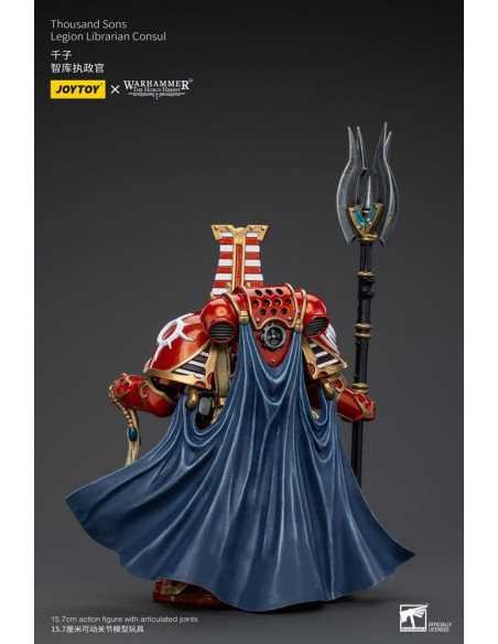 Warhammer The Horus Heresy Action Figure 1/18 Thousand Sons Legion Librarian Consut 16 cm