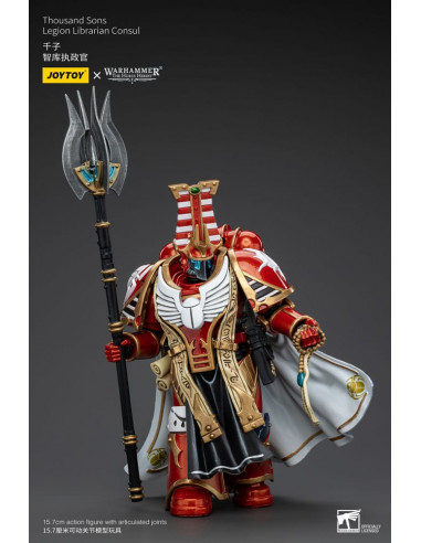 Warhammer The Horus Heresy Action Figure 1/18 Thousand Sons Legion Librarian Consut 16 cm