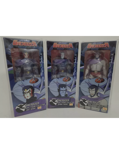 Goldrake Grendizer GENERAL GANDAL + LADY + COMMANDER GAUSS HL Pro Set 3 Figure
