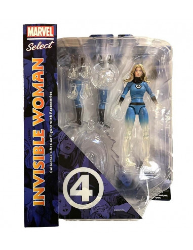 Marvel Select Fantastic 4 Invisible Woman Susan Sue Storm ACTION FIGURE Diamond
